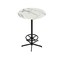 Holland Bar Stool Co 42 Tall OD216 Black Table Base w36 Diameter White Marble Top, IndoorOutdoor OD21642BWODS36RWM - alternate 1